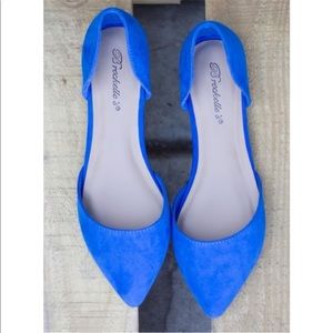 NWT Blue Flats
